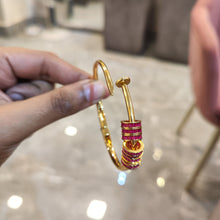 Load image into Gallery viewer, gold cuff bracelet