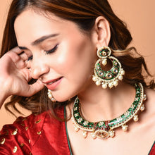 Load image into Gallery viewer, gold plated rajasthani hasli