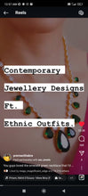 Load image into Gallery viewer, The Diana Emerald Diamond Necklace Set
