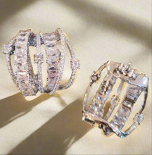 Load image into Gallery viewer, Diamond Bali in Silver Plating
