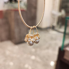 Load image into Gallery viewer, diamond bali earrings
