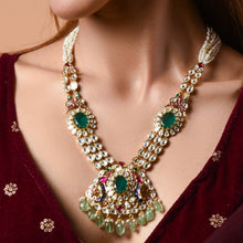 Load image into Gallery viewer, navratan long raani haar
