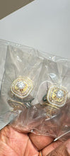 Load image into Gallery viewer, Diamond Studs gold plated
