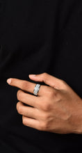 Load image into Gallery viewer, Mens Engagement Ring in 925 Silver with Austrian CZ

