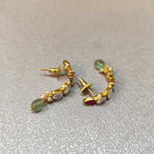 Load image into Gallery viewer, polki earrings
