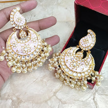 Load image into Gallery viewer, Pastel Meenakari Kundan Earring
