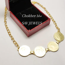 Load image into Gallery viewer, Western Chokher in Bright Gold

