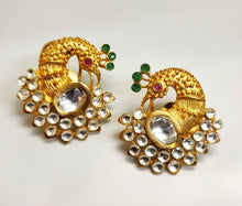 Load image into Gallery viewer, Peacock kundan fusion
