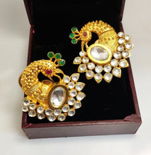 Load image into Gallery viewer, Peacock kundan fusion

