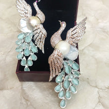 Load image into Gallery viewer, Peacock Baroque Earring
