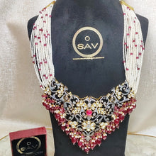 Load image into Gallery viewer, Victorian Pendent Ruby Fusion Mala
