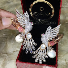 Load image into Gallery viewer, Eagle Fusion Baroque Earrings
