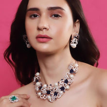 Load image into Gallery viewer, Royal Blue Baroque Set in Rose
