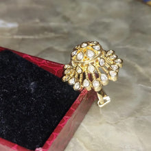 Load image into Gallery viewer, Kundan Polki Hunch Ring
