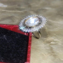 Load image into Gallery viewer, Antique Gold Polki Ring
