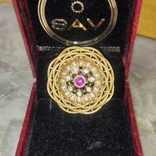 Load image into Gallery viewer, Handmade Ruby Kundan Ring
