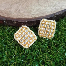 Load image into Gallery viewer, Kundan Earrings and Ring Combo
