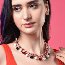 Load image into Gallery viewer, Multi Color Stone Necklace
