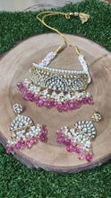 Load image into Gallery viewer, Gold Plated 24ct Kundan Chokher
