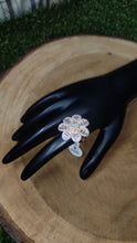 Load image into Gallery viewer, Floral Ring in Sterling Silver
