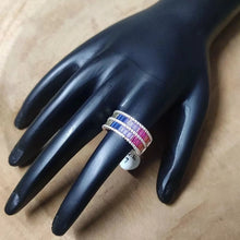 Load image into Gallery viewer, Rainbow Ring in Sterling Silver

