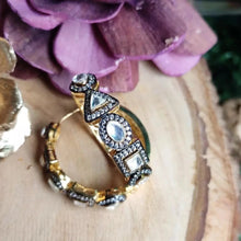 Load image into Gallery viewer, Antique Polish Kundan Bali
