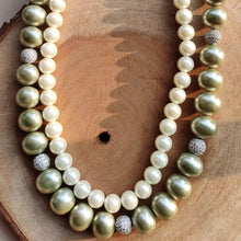 Load image into Gallery viewer, Baroque Pearl Mala in Mint
