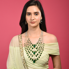 Load image into Gallery viewer, Emerald Necklace by SAV
