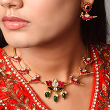 Load image into Gallery viewer, Gold Hasli Necklace Design 
