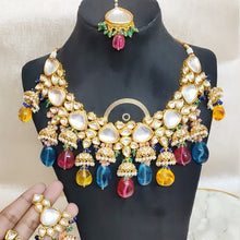 Load image into Gallery viewer, Navratan Kundan Set(ISH)
