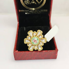 Load image into Gallery viewer, Kundan Fancy Ring
