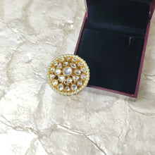 Load image into Gallery viewer, ADJUSTABLE RING KUNDAN
